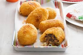 Cooked Meat Croquettes.