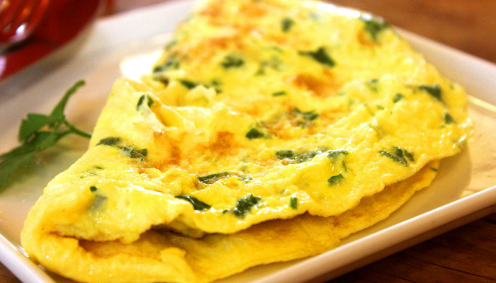 Plain Omelet With Onion