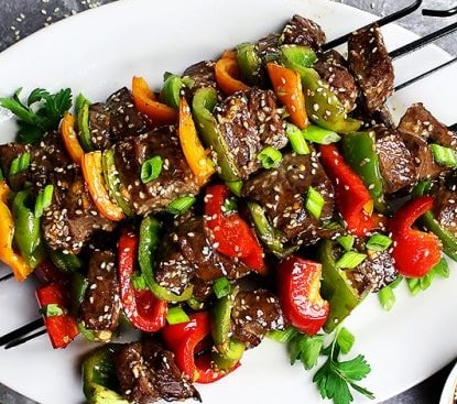 Asian Beef Kebabs