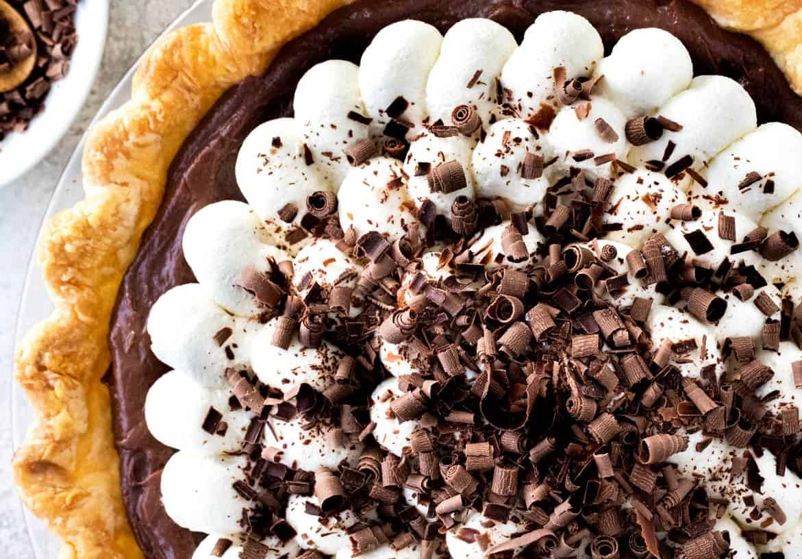 For The Love of Chocolate Cream Pie