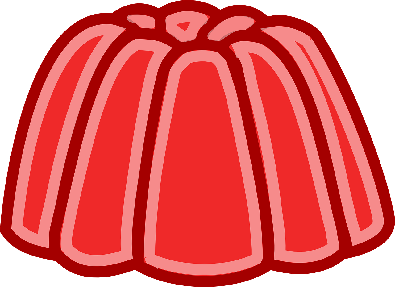 Jelly Red Food Sweet Jello  - Clker-Free-Vector-Images / Pixabay
