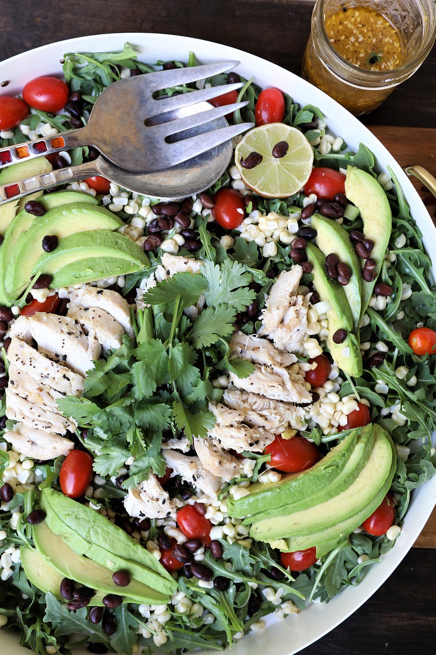 Chicken Salad Dinner Food Healthy  - greenschemetv / Pixabay