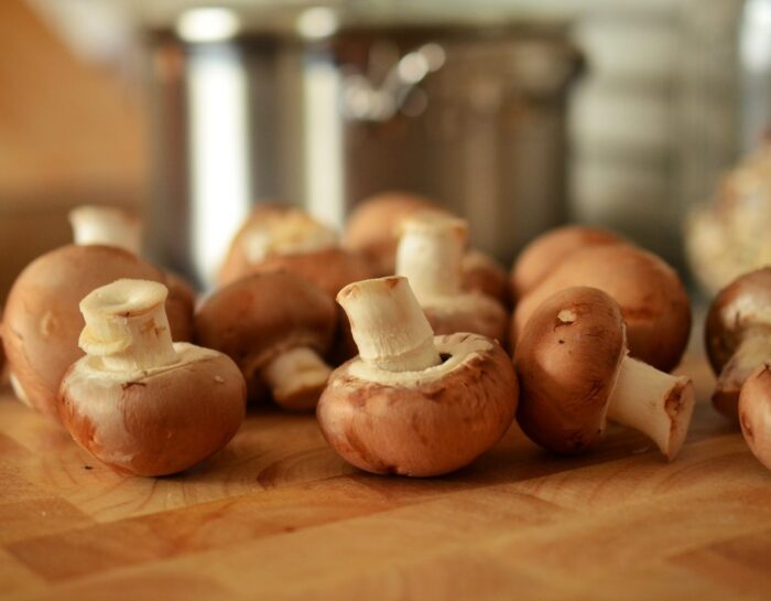 Chinese Style Stuffed Mushrooms