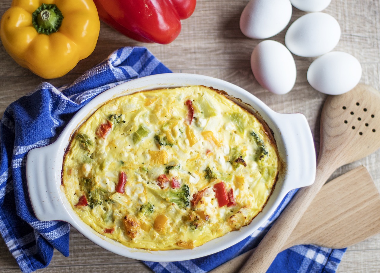 Simple Egg And Cheese Breakfast Quiche